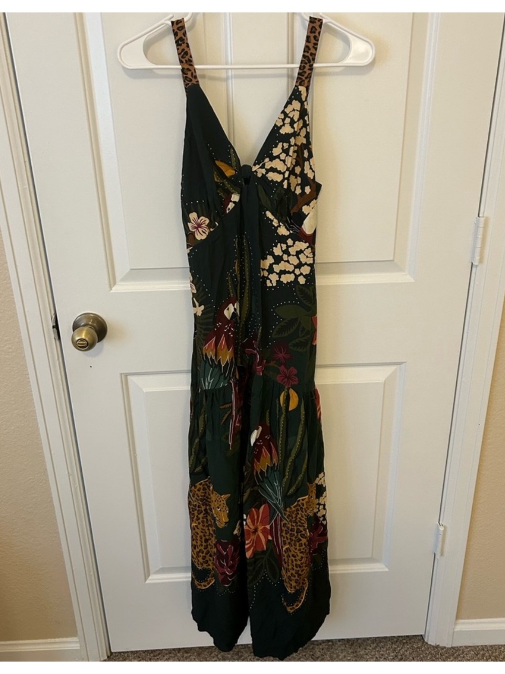 Farm Rio Green Toucan Maxi Dress - Picture 2 of 6